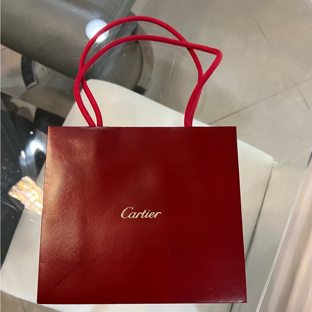 🔴 CARTIER red gift bag